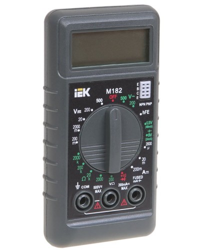Мультиметр цифровой Compact M182 (TMD-1S-182). Мультиметр цифровой. IEK в Барнауле