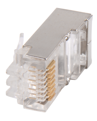 GENERICA Разъём RJ-45 FTP для кабеля кат. 5Е (20 шт) (CS3-1C5EF-G). Разъем RJ-45. IEK в Барнауле