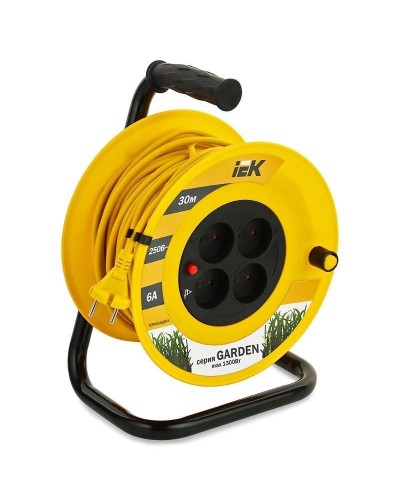УК30 4 места, 30м (WKP23-06-04-30). Удлинитель на катушке Garden. IEK в Барнауле