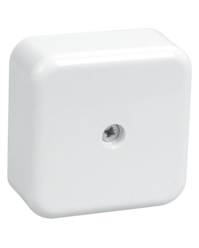 Коробка распаячная КМ41206-01 50х50х20 открытой проводки (4 клеммы 3 мм²) белая (UKO10-050-050-020-K01). Коробка распаячная безгалогенная (HF). IEK в Барнауле
