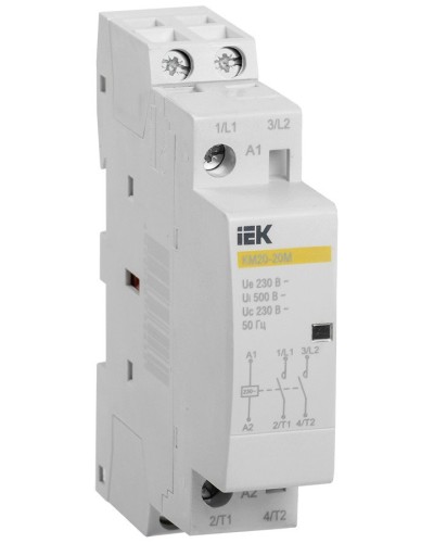 Контактор модульный КМ20-20М AC (MKK11-20-20). Контактор модульный. IEK в Барнауле