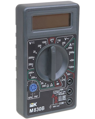 Мультиметр цифровой Universal M830B (TMD-2B-830). Мультиметр цифровой. IEK в Барнауле