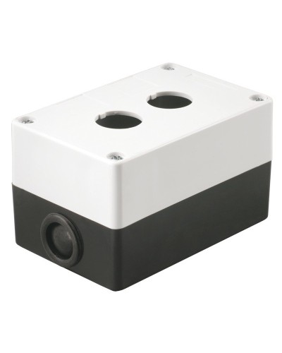 Корпус КП102 для кнопок 2 места белый (BKP10-2-K01). Корпус для кнопочных постов. IEK в Барнауле