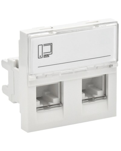 Розетка RJ45 кат.6 PRIMER РКИ-22-00-П-6 белый IEK (PR-KK40D-RI-0-2-2C06U-K01). Розетка RJ-45. IEK в Барнауле