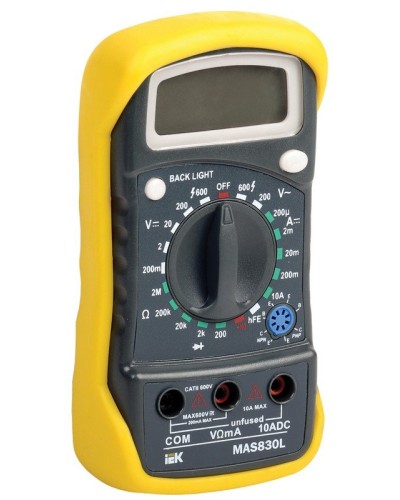 Мультиметр цифровой Master MAS830L (TMD-3L-830). Мультиметр цифровой. IEK в Барнауле