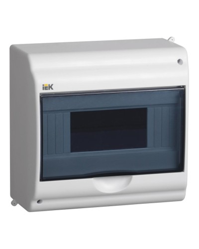 Корпус пластиковый КМПн 2/9-2 IP31 белый KREPTA 3 (MKP42-N-09-31-02). Щиток модульный с прозрачной дверцей, настенный. IEK в Барнауле