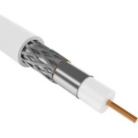 GENERICA RG6 медный 75Ом FPE PVC белый (CC3-R6F1-111-100-G). Кабель коаксиальный медный. IEK