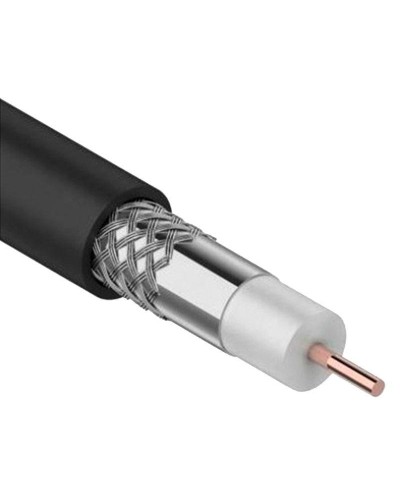 GENERICA RG11 CCS 75Ом FPE PVC черный (CC1-R1F1-119-300-G). Кабель коаксиальный омедненный. IEK в Барнауле