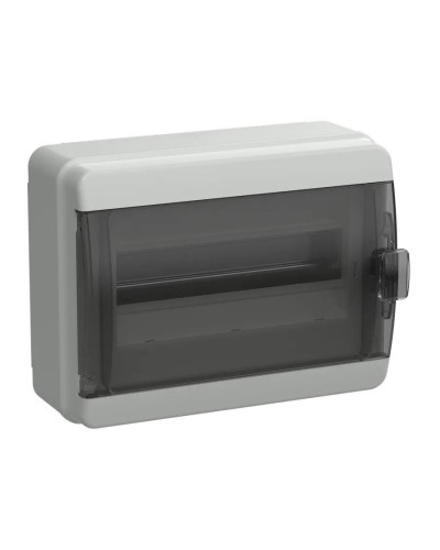 Корпус пластиковый КМПн-12 IP65 TEKFOR (TF5-KP72-N-12-65-K03-K02). Корпус модульный пластиковый черная прозрачная дверь. IEK в Барнауле