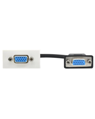 Розетка VGA M/M PRIMER РКМ-20-20-П белый IEK (PR-KK40D-RV-0-2-K01). Розетка. IEK в Барнауле