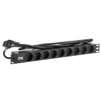 PH22-9D1. Блок розеток 19”. ITK
