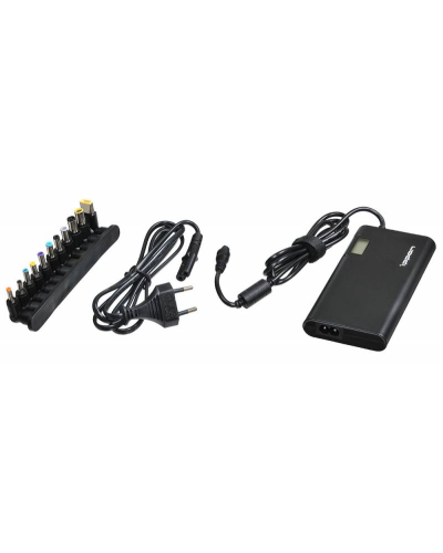 Блок питания Ippon SD90U автоматический 90W 15V-19.5V 11-connectors 4.5A 1xUSB 2.1A, LCD индикатор (705053). Блок питания. Ippon в Барнауле