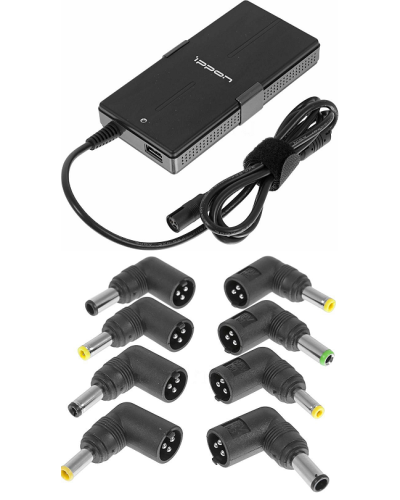 Блок питания Ippon S65U автоматический 65W 15V-19.5V 11-connectors 3.5A 1xUSB 2.1A, LED индикатор (651781). Блок питания. Ippon в Барнауле