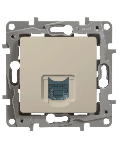 Розетка 5e, UTP, 1хRJ45, ETIKA, слоновая кость (672341). Розетка. LegranD в Барнауле