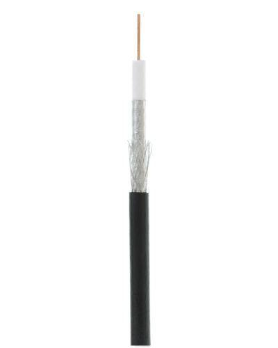 RG-6 CCS, Out, PE (UEC-C2-32123B-BK-3). Кабель коаксиальный омедненный. NETLAN в Барнауле
