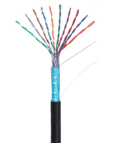 F/UTP 10pair, Cat5, Out, PE (EC-UF010-5-PE-BK-3). Кабель «витая пара» (LAN) для структурированных систем связи. NETLAN в Барнауле