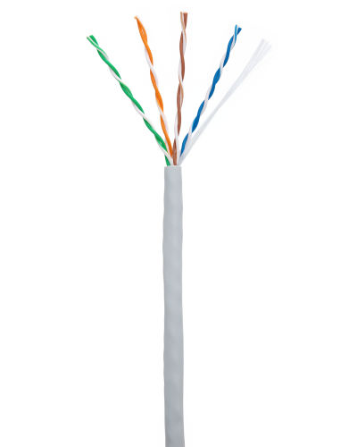 U/UTP 4pair, Cat5e, In, PVC (CCA-UU004-5E-PVC-GY). Кабель «витая пара» (LAN) для структурированных систем связи. NETLAN в Барнауле