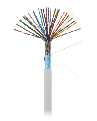 F/UTP 25pair, Cat5, In, PVC (EC-UF025-5-PVC-GY-3). Кабель «витая пара» (LAN) для структурированных систем связи. NETLAN в Барнауле