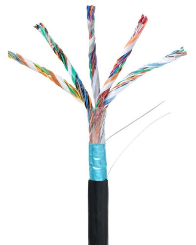 F/UTP 25pair, Cat5, Out, PE (EC-UF025-5-PE-BK-3). Кабель «витая пара» (LAN) для структурированных систем связи. NETLAN в Барнауле