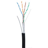 F/UTP 4pair, Cat5e, Out, Sw (EC-UF004-5E-PE-SW-BK). Кабель «витая пара» (LAN) для структурированных систем связи. NETLAN