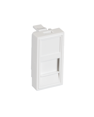 EC-IMH-1-WT-10 (10шт). Вставка 45x45 (Mosaic) для 1 модуля Keystone Jack. NETLAN в Барнауле