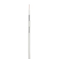 RG-6 CCS, In, PVC (EC-C2-32123A-WT-1). Кабель коаксиальный омедненный. NETLAN