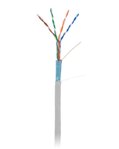 F/UTP 4pair, Cat5e, In, PVC (EC-UF004-5E-PVC-GY). Кабель «витая пара» (LAN) для структурированных систем связи. NETLAN в Барнауле