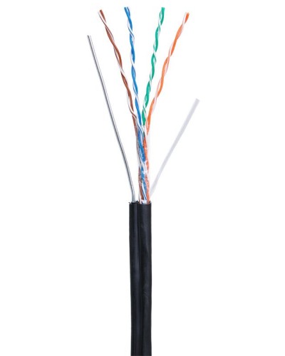 U/UTP 4pair, Cat5e, Out, Sw, PE (EC-UU004-5E-PE-SW-BK). Кабель «витая пара» (LAN) для структурированных систем связи. NETLAN в Барнауле