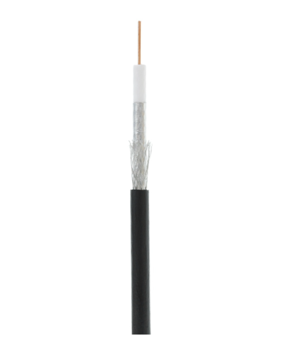 RG-6 CCS, Out, PE (EC-C2-32123B-BK-3). Кабель коаксиальный омедненный. NETLAN в Барнауле