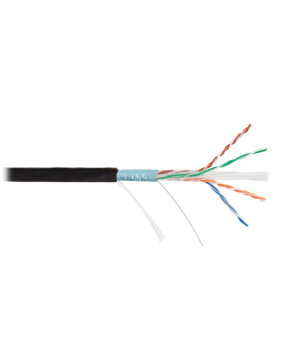 F/UTP 4pair, Cat6, Solid, Out, PVC (NMC 4240B-BK). Кабель «витая пара» (LAN) для структурированных систем связи. NIKOMAX в Барнауле