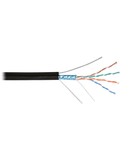 F/UTP 4pair, Cat5e, Solid, Out, SW, PVC (NMC 4905B-BK). Кабель «витая пара» (LAN) для структурированных систем связи. NIKOMAX в Барнауле