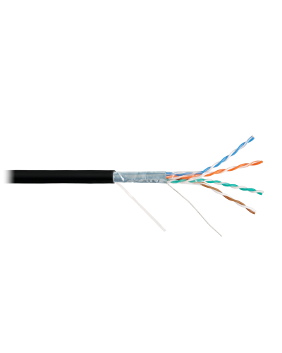 F/UTP 4pair, Cat5e, Solid, In/Out, нг(А)-HF (NMC 9200C-BK). Кабель «витая пара» (LAN) для структурированных систем связи. NIKOMAX в Барнауле