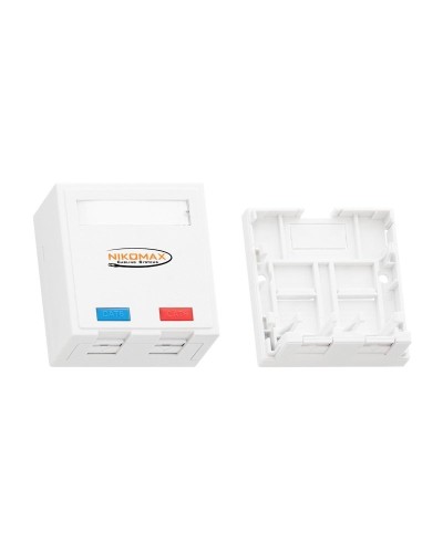 NMC-MB2P-ST-WT. Корпус настенной розетки. NIKOMAX в Барнауле