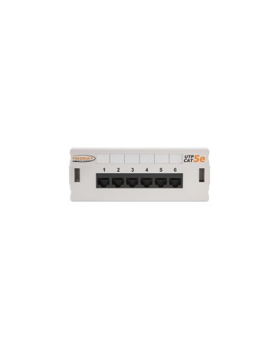 NMC-WP06UD2-GY. Патч-панель настенная 6 портов, Кат.5е. NIKOMAX в Барнауле