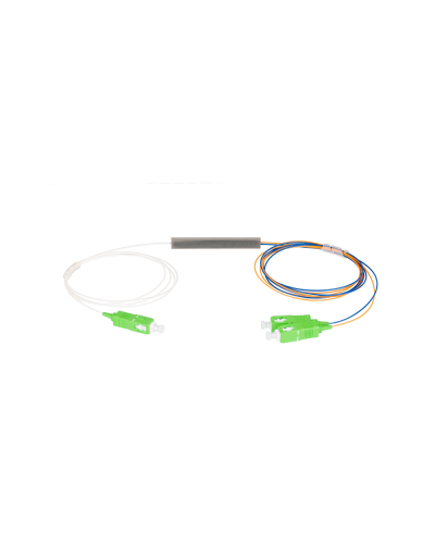 NMF-SPP1X2A1-SCA-M. Сплиттер планарный 1x2, 9/125мкм, SC/APC, 0.9 мм. NIKOMAX в Барнауле