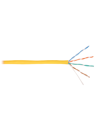 U/UTP 4pair, Cat5e, Solid, In, нг(А)-HF (NMC 4100C-YL). Кабель «витая пара» (LAN) для структурированных систем связи. NIKOMAX в Барнауле