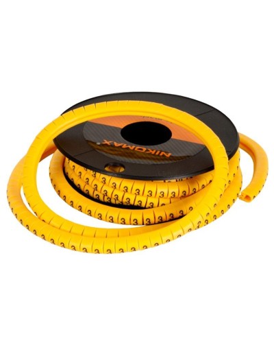 NMC-CMR-4-YL-500 (500шт). Маркер кабельный. NIKOMAX в Барнауле