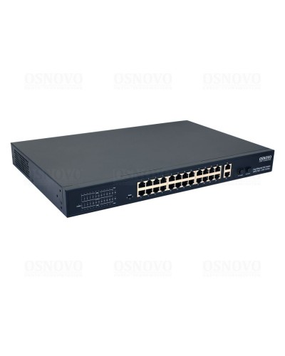 SW-62422(400W). Коммутатор 24-портовый  Fast Ethernet с PoE. OSNOVO в Барнауле