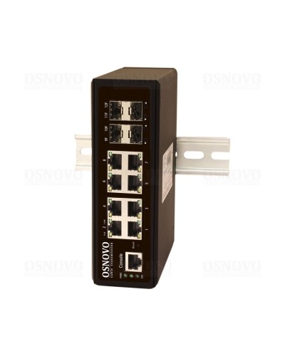 SW-70804/IL. Промышленный коммутатор Gigabit Ethernet на 12 портов. OSNOVO в Барнауле