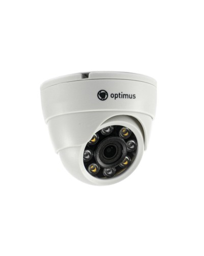 IP-E025.0(2.8)PL_DP03. Видеокамера IP купольная. Optimus в Барнауле