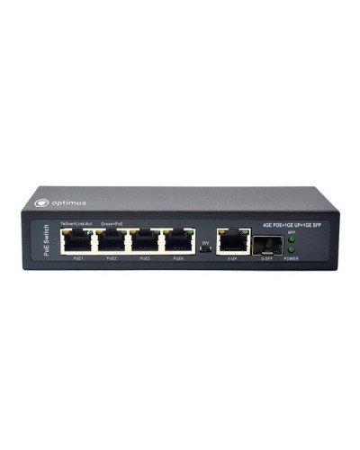 U1E-4G/1G/1S. Коммутатор с PoE . Optimus в Барнауле