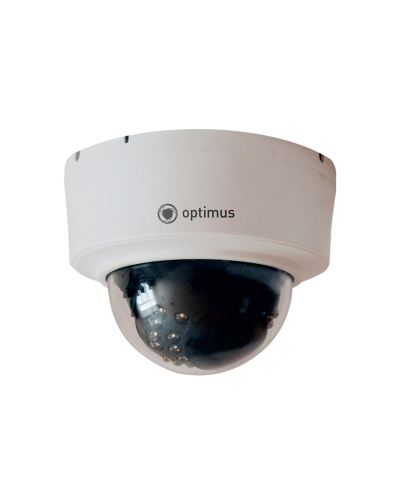 IP-S025.0(2.8)P_V.1. Видеокамера IP купольная. Optimus в Барнауле