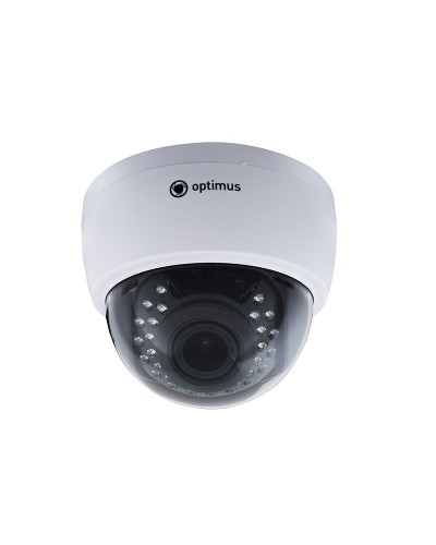 IP-S025.0(2.8-12)P_V.1. Видеокамера IP купольная. Optimus в Барнауле