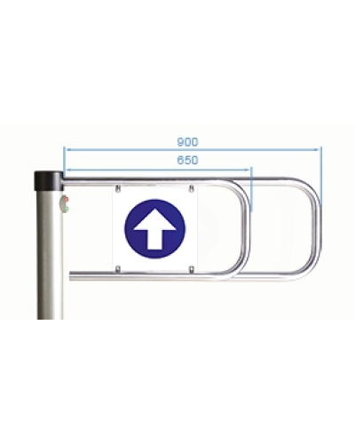 PERCo-ASG-650. Створка для калитки. PERCo в Барнауле