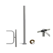 PERCo-BH02 2-06/EL с крышкой. Стойка с эл/магн.устр. блокировки. PERCo