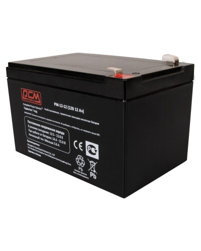 PM-12-12. Аккумулятор герметичный свинцово-кислотный. POWERCOM в Барнауле