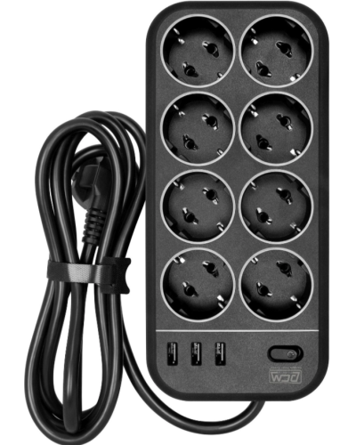 SP-08 USB03AB 1,8 M. Сетевой фильтр. POWERCOM в Барнауле