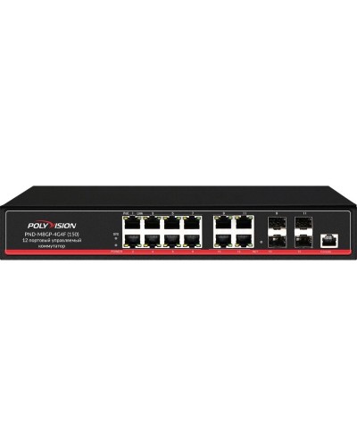 PND-M8GP-4G4F(150). Коммутатор управляемый оптический 12 портовый. Polyvision в Барнауле