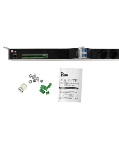 R-MC1-32-4x2S-2x3C13-2x2C19-A-1820-K. Блок силовых розеток с контроллером. REM в Барнауле