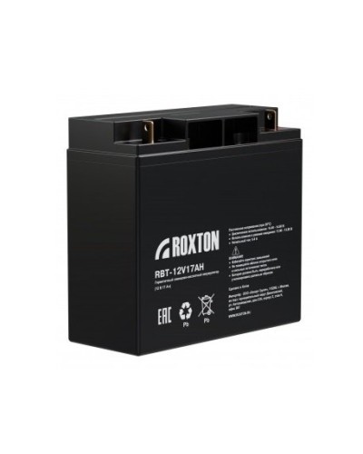 RBT-12V17AH. Аккумулятор герметичный свинцово-кислотный. ROXTON в Барнауле